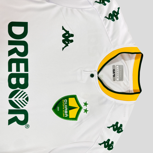 Fan Version 2024-2025 Cuiabá Esporte Clube Away White Soccer Jersey Football Shirt