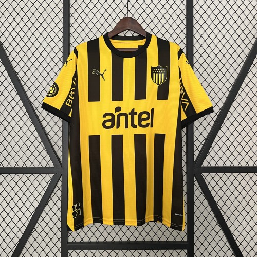 Fan Version 2024-2025 Club Atlético Peñarol Home Soccer Jersey Penarol Football Shirt