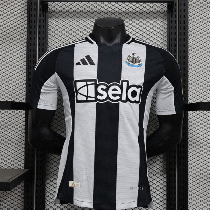 Player Version 2024-2025 Newcastle United Home Soccer Jersey Football Shirt