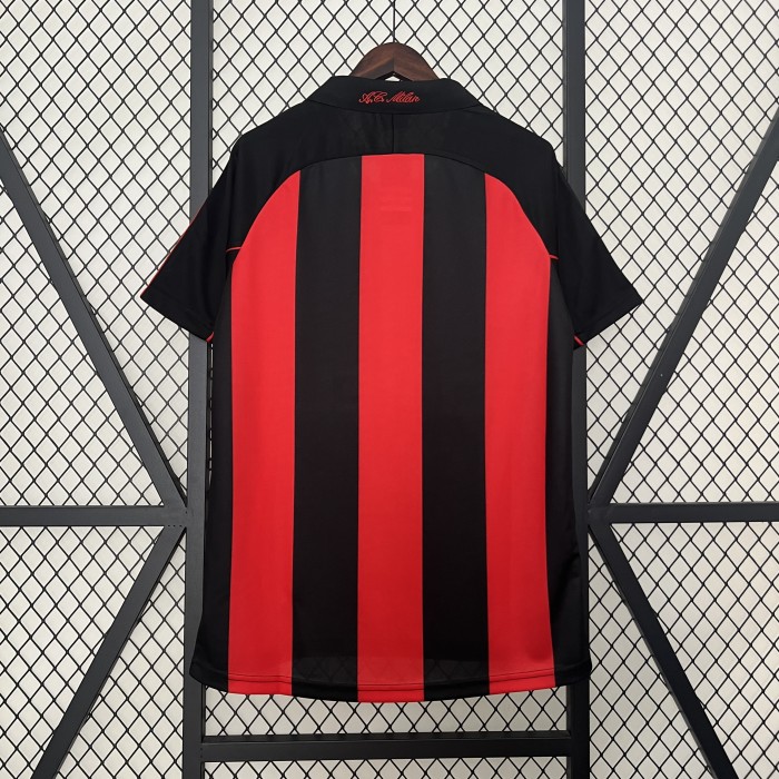 Retro Jersey 2000-2002 AC Milan Home Soccer Jersey Vintage Football Shirt