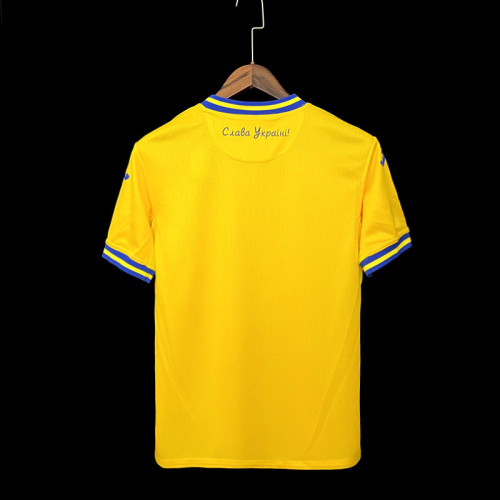 Retro Jersey 2021-2022 Ukraine Home Soccer Jersey Yellow Football Shirt