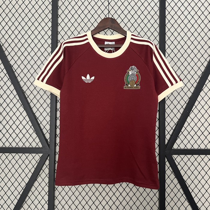 Retro Jersey Mexico Red Special Edition Soccer Jersey Vintage Football Shirt