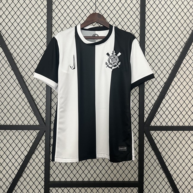 Fan Version 2024-2025 Corinthians Third Away Soccer Jersey Football Shirt
