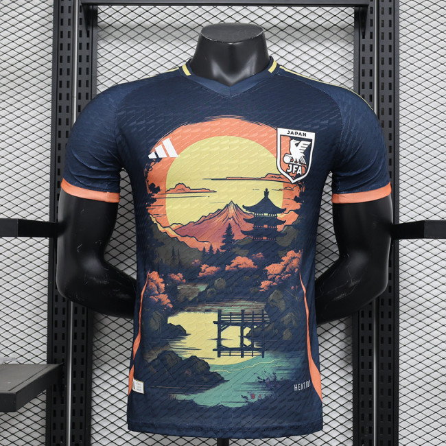 Player Version Japan 2024 Dark Blue Special Edition Soccer Jersey Football Shirt