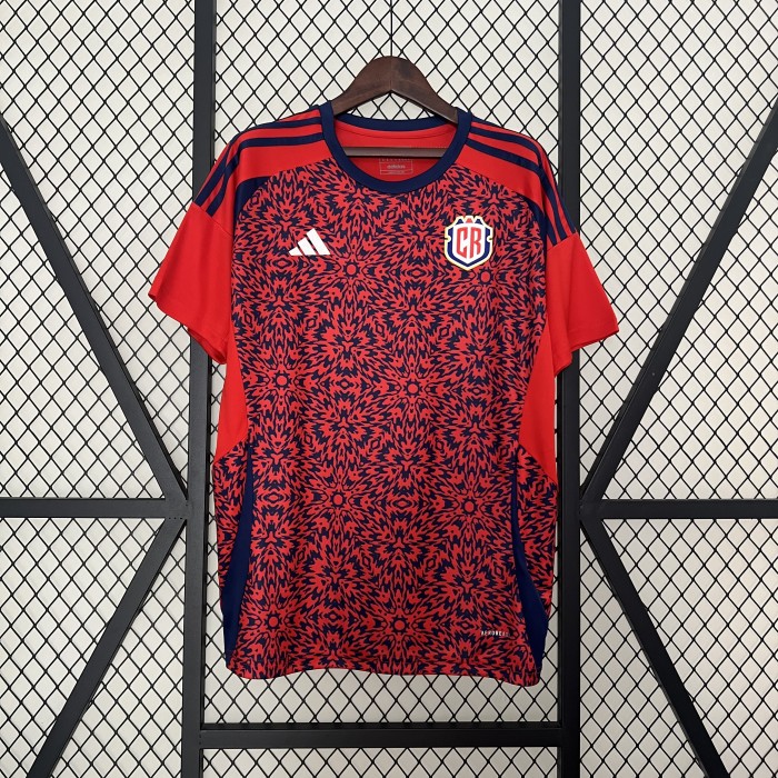Fans Version 2024 Costa Rica Home Soccer Jersey Football Shirt