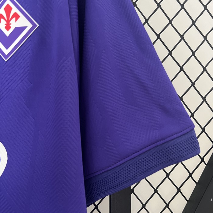 Florence Maillot Fan Version 2024-2025 Fiorentina Home Soccer Jersey