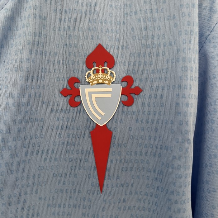 Fans Version 2024-2025 Celta de Vigo Home Soccer Jersey Football Shirt