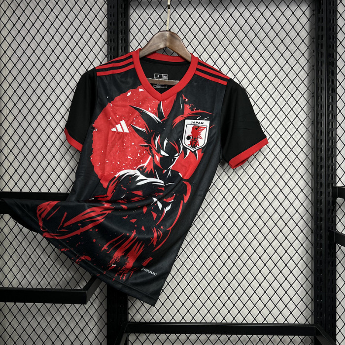 Fan Version Japan 2024 Black Goku Version Soccer Jersey Football Shirt