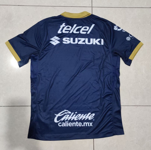 Fan Version 2024-2025 Pumas Away Dark Blue Soccer Jersey Football Shirt