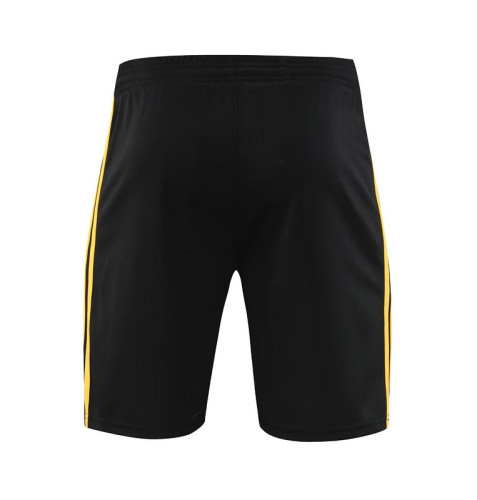 Fan Version Real Madrid 2024-2025 Black Soccer Training Shorts Football Shorts