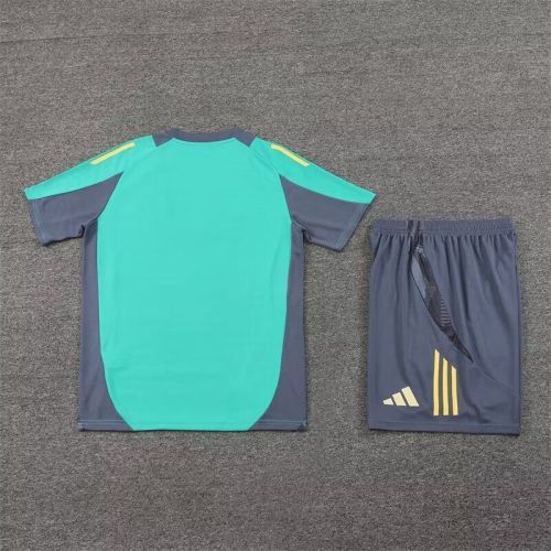 Adult Uniform 2024-2025 Ajax Green/Grey Soccer Training Jersey Shorts