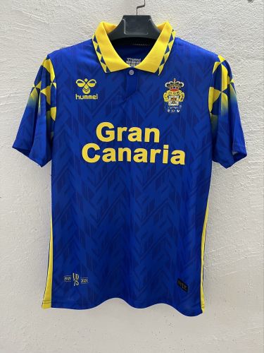 with LALIGA Patch Fan Version 2024-2025 Las Palmas Away Blue Soccer Jersey