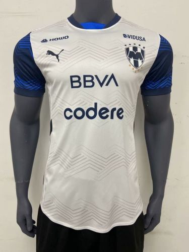 Player Version 2024-2025 Monterrey White Soccer Jersey Menterrey Football Shirt