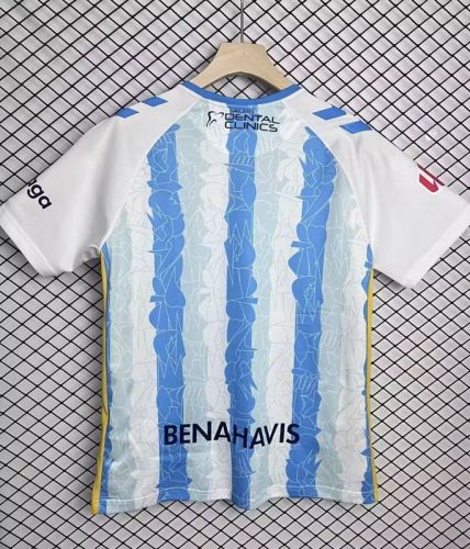 Fan Version 2024-2025 Malaga Home Soccer Jersey Football Shirt