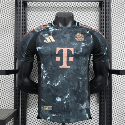 Player Version 2024-2025 Bayern Munich Away Dark Green Soccer Jersey Bayern Munchen Football Shirt