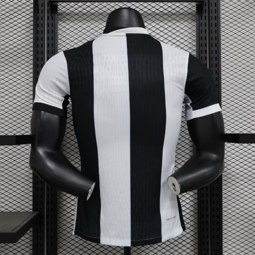 without Sponor Logo Player Version 2024-2025 Corinthians Third Away Black/White Soccer Jersey Camisetas de Futbol