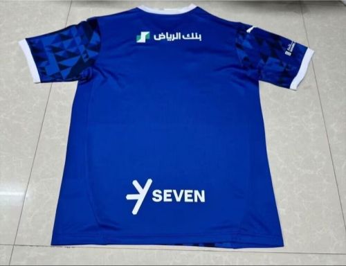 Fan Version 2024-2025 Al-Hilal Saudi Home Soccer Jersey Football Shirt
