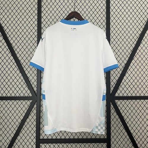 Fan Version 2024-2025 Olympique de Marseille Home Soccer Jersey Football Shirt