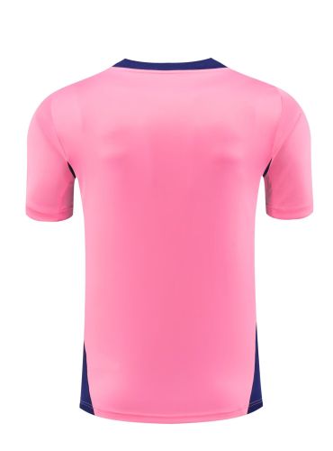 Fan Version Arsenal 2024-2025 Pink/Blue Soccer Training Jersey Football Pre-match Shirt