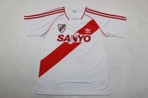 Retro Jersey 1992-1994 River Plate 9 Home Soccer Jersey Vintage Football Shirt