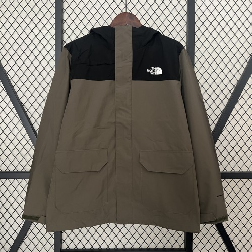 2024-2025 The North Face Black/Brown Windbreaker Jacket