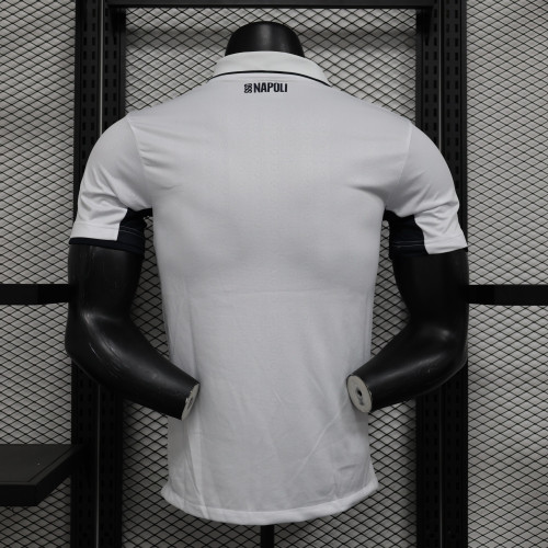 Player Version 2024-2025 Calcio Napoli Away White Football Shirt Napoles Soccer Jersey