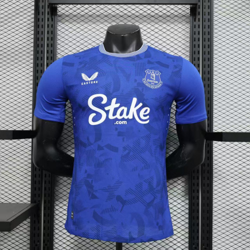 Player Version 2024-2025 Everton Home Soccer Jersey Football Shirt