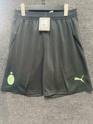 Fan Version 2024-2025 AC Milan Third Away Soccer Shorts Football Shorts