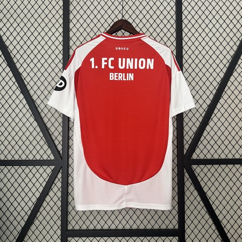 Fans Version 2024-2025 Union Berlin Home Soccer Jersey Football Shirt