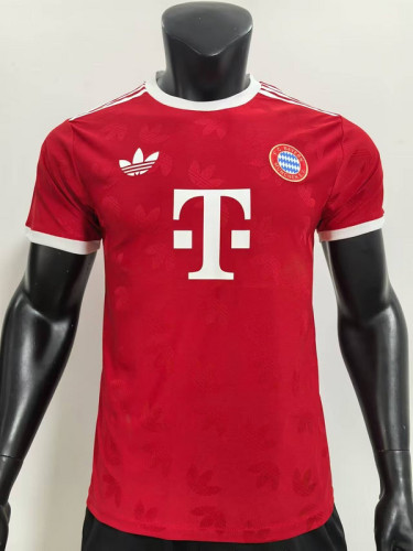 Player Version 2024-2025 Bayern Munich Red Special Edition Soccer Jersey Bayern Munchen Football Shirt