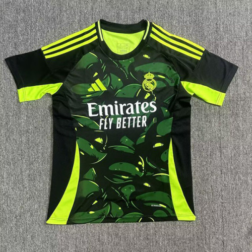 Fan Version 2024-2025 Real Madrid Black Green Ninja Turtle Version Soccer Jersey Football Shirt