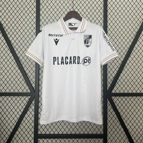 Fan Version 2024-2025 Vitória Home Soccer Jersey Guimaraes Football Shirt