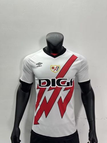 Player Version 2024-2025 Rayo Vallecano Home Soccer Jersey