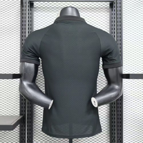 Player Version 2024-2025 Olympique de Marseille Black 125th Version Soccer Jersey Football Shirt