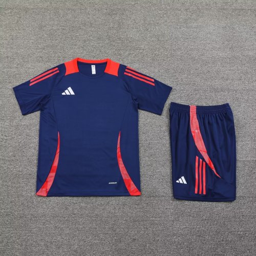 AD Blank Soccer Training Jersey and Shorts Football Set