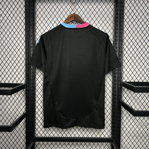 Fan Version 2024-2025 Inter Miami Black Special Edition Soccer Training Jersey Football Shirt