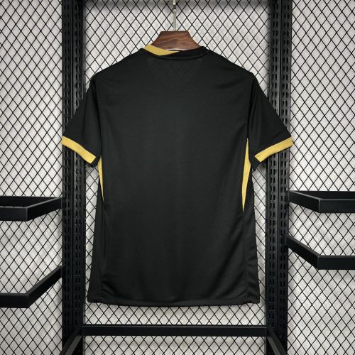 Fan Version 2024-2025 Sporting Lisbon Black Soccer Training Jersey Football Pre-match Shirt