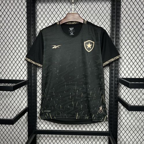 Fan Version 2024-2025 Botafogo Away Black Soccer Jersey Football Shirt