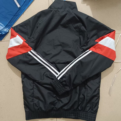 2024-2025 Flamengo Black Soccer Windbreaker Jacket Football Jacket