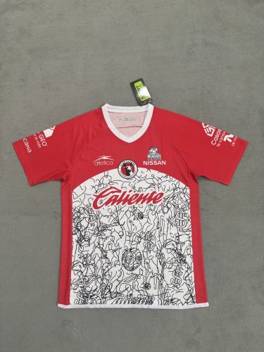 Fans Version 2024-2025 Xolos de Tijuana Red/White Special Edition Soccer Jersey