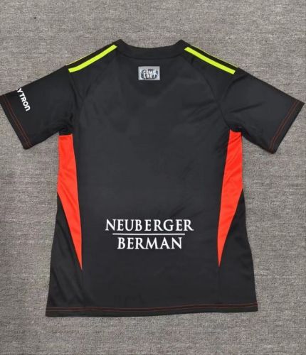 Fan Version 2024-2025 Como 1907 Black Goalkeeper Soccer Jersey Football Shirt