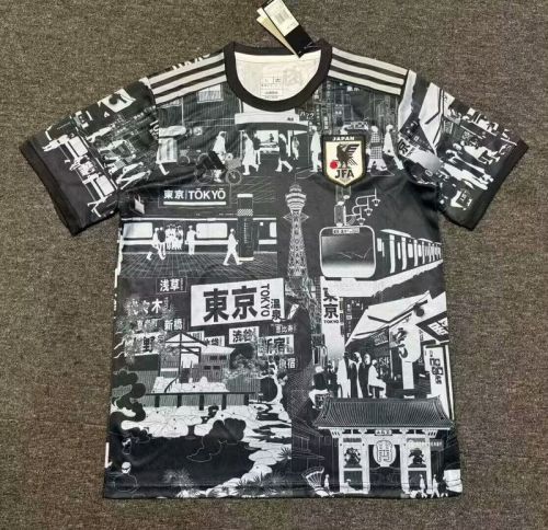 Fan Version Japan 2024 Black Grey Tokyo Version Soccer Jersey Football Shirt