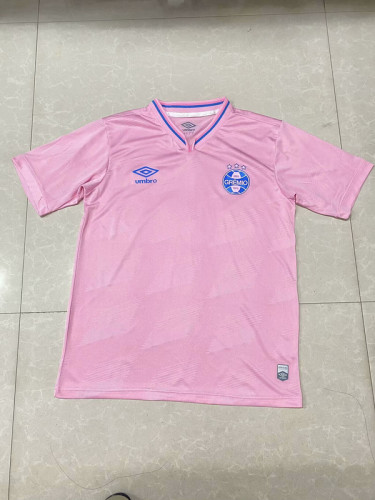 Fan Version 2024-2025 Gremio Pink Soccer Jersey Football Shirt