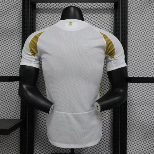 Player Version 2024-2025 Al Nassr Third Away White Soccer Jersey Football Shirt