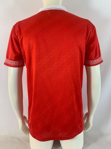 Retro Jersey 1994-1996 Sevilla Away Red Soccer Jersey Vintage Football Shirt