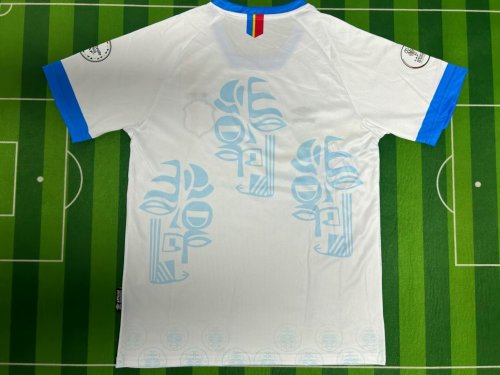 Fans Version 2024-2025 Congo Away White Soccer Jersey Football Shirt