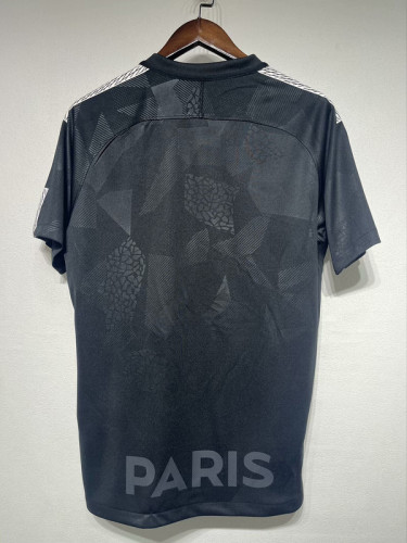 Retro Jersey 2017-2018 PSG Third Away Black Soccer Jersey Vintage Paris Football Shirt