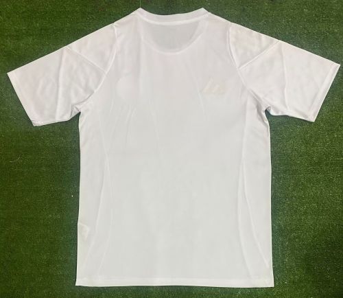Fans Version 2025 Algeria White Soccer Training Jersey Football Pre-match Shirt
