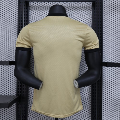 Player Version Manchester City 2024-2025 Yellow Special Edition Soccer Jersey Man City Football Shirt