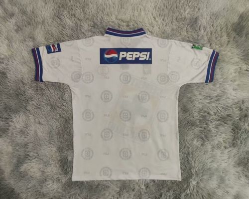 Retro Jersey 1997-1998 Cruz Azul Away White Soccer Jersey Vintage Football Shirt